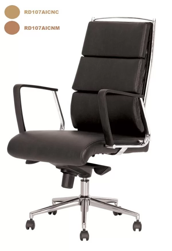ICON Chaise de Chef en Noir