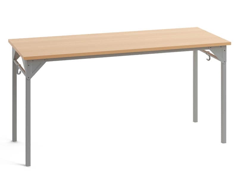 Bureau Scolaire Classique Double Gris