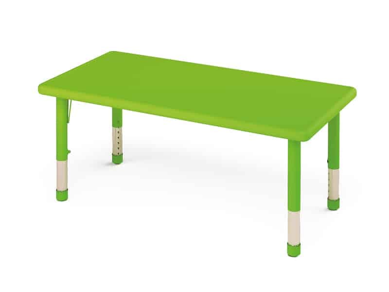 Table papillon rectangulaire verte